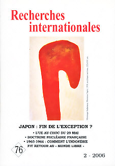 Recherches internationales numro 76